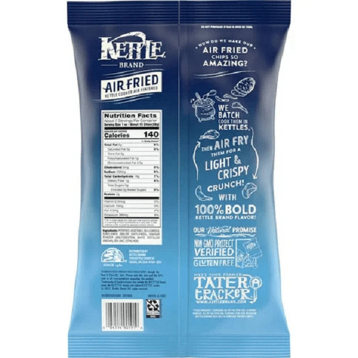 Air Fried Salt Sea & Vinegar Kettle Chips 3-Pack 6.5 oz J826