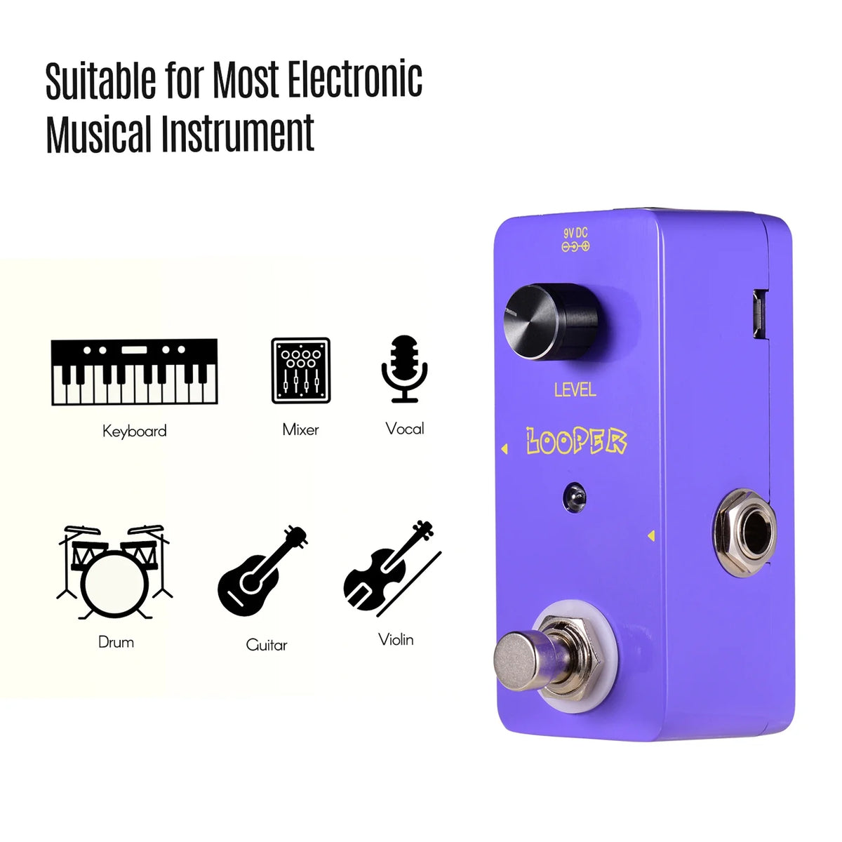 5 Minutes Time Looper Pedal W235