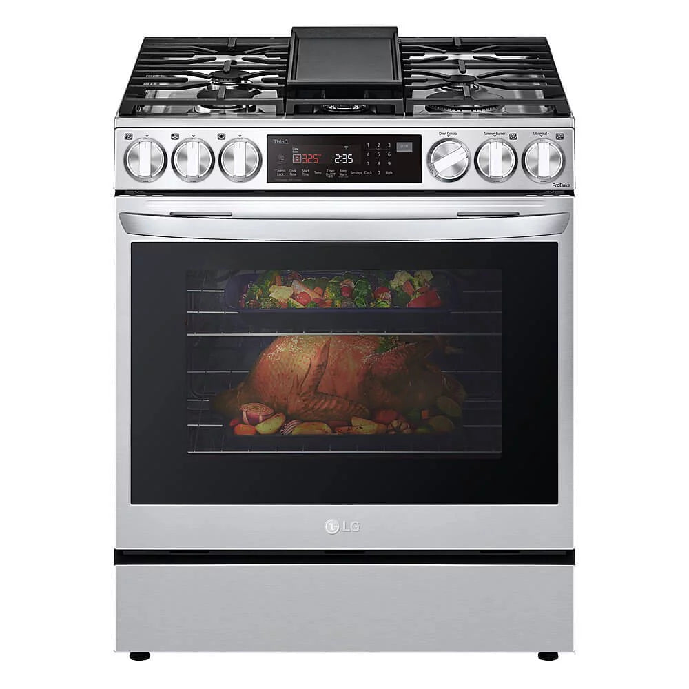 30" Wide 6.3 Cu. Ft. Slide In Dual Fuel Range - Stainless Steel U790