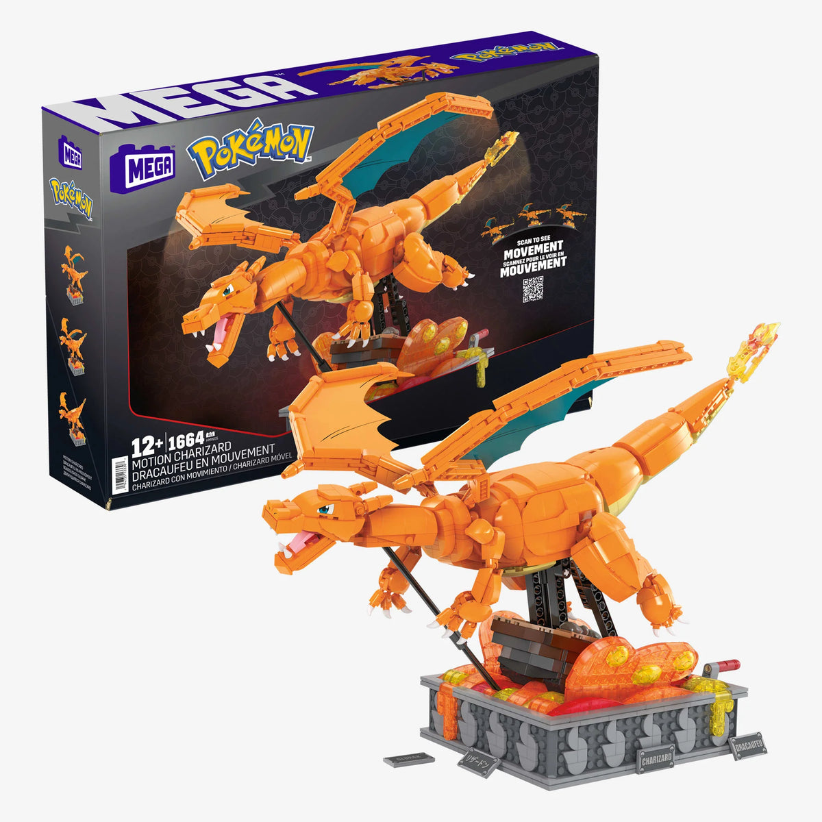 Pokémon Charizard Building Kit O2840