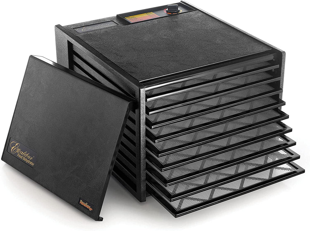 Electric Food Dehydrator Machine 600 W 9 Trays Black E7230