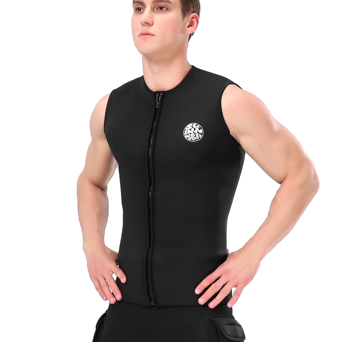 Sleeveless Neoprene Wetsuit Vest O8856
