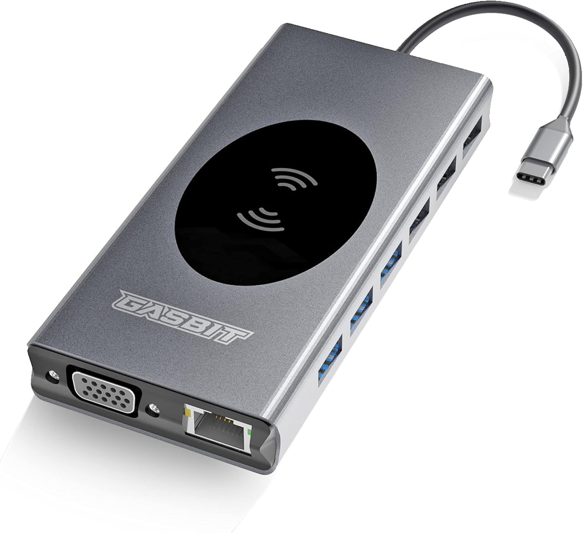 15-in-1 USB C Hub Multiport Adapter with Wireless Phone Charger Y11325