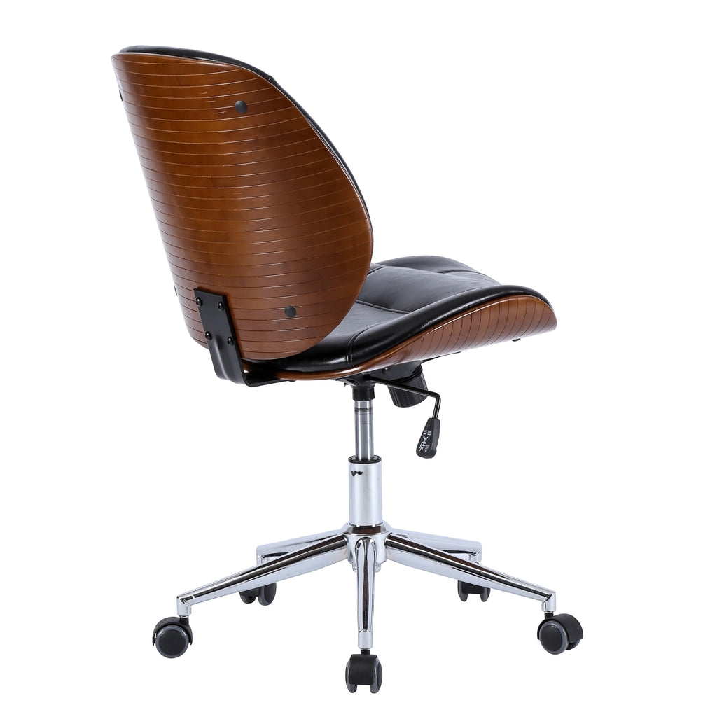 PU Leather Bamboo Office Chair A96220
