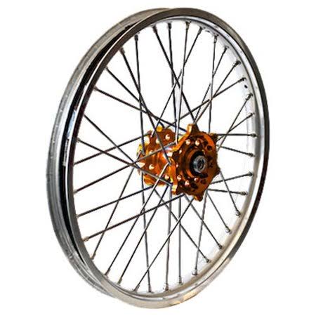 Rear Wheel Set 2.15X18 Orange Hub Silver Rim J964451