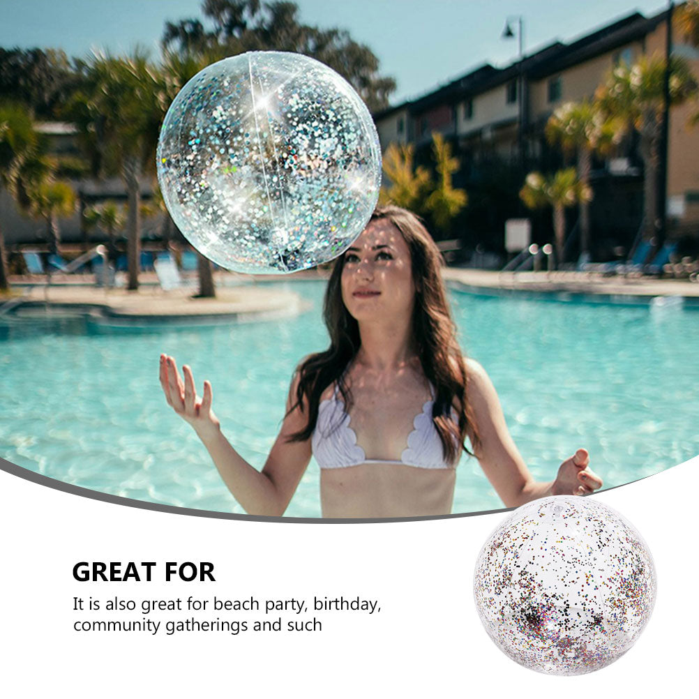 Inflatable Transparent PVC Beach Ball X930888