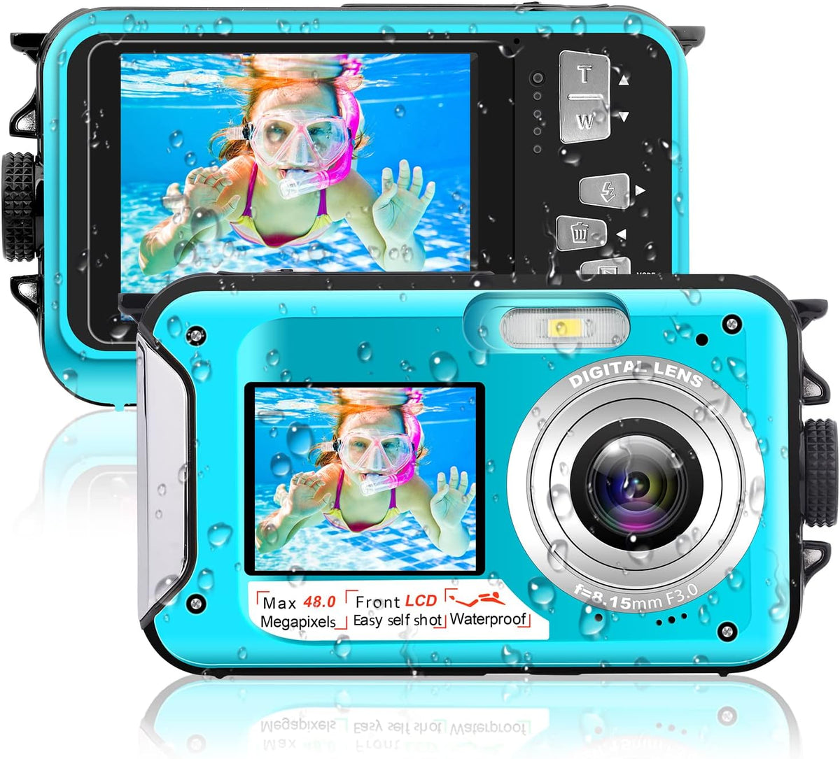 48MP 2.7K Waterproof Digital Camera S834790