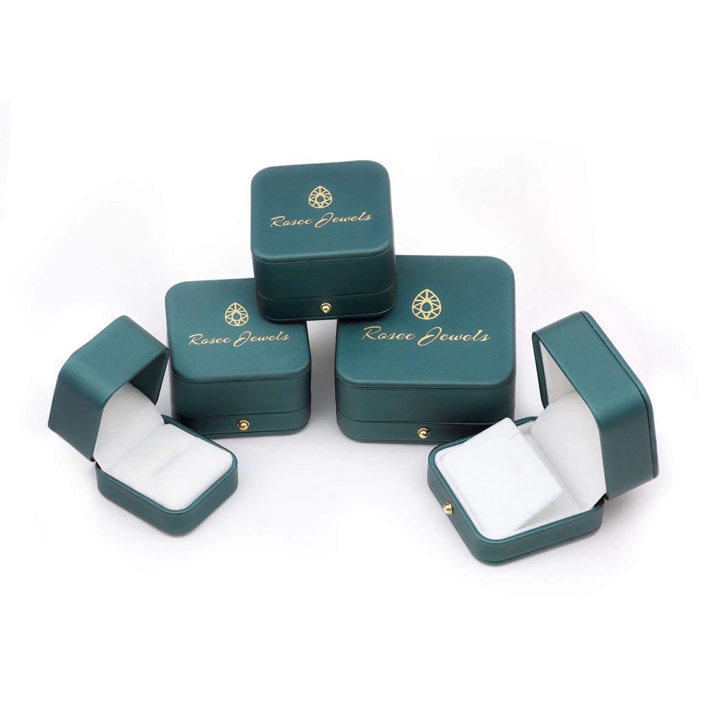 Emerald and Diamond Half Eternity Ring in 925 Sterling Silver C731