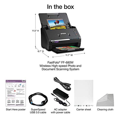 Black Photo and Document Scanning System C89963