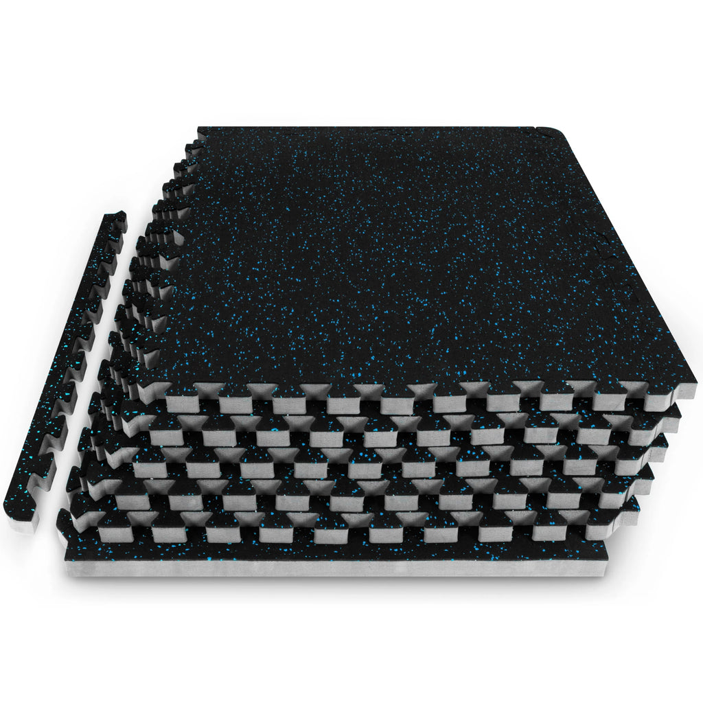 Blue 3/4-in Exercise Puzzle Mat 6 Tiles D3399