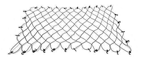 Black Bungee Cord Cargo Net 72 Inches x 96 with 32 Hooks H7603