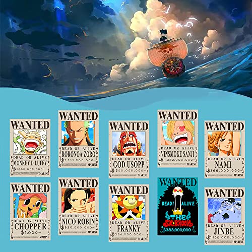 Anime Wanted Posters 25PCS 30×21cm H3958