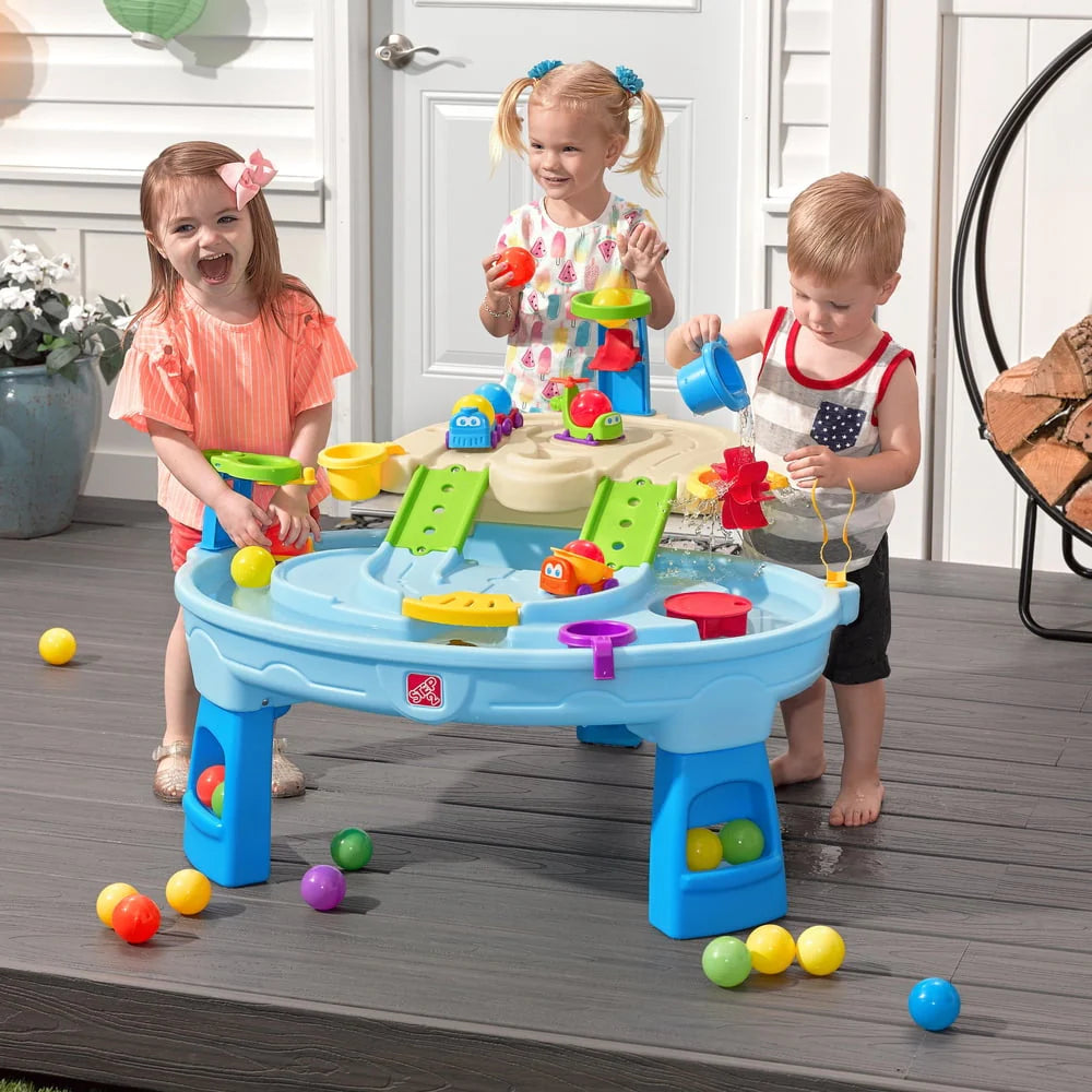 Blue Plastic Water Table I867944