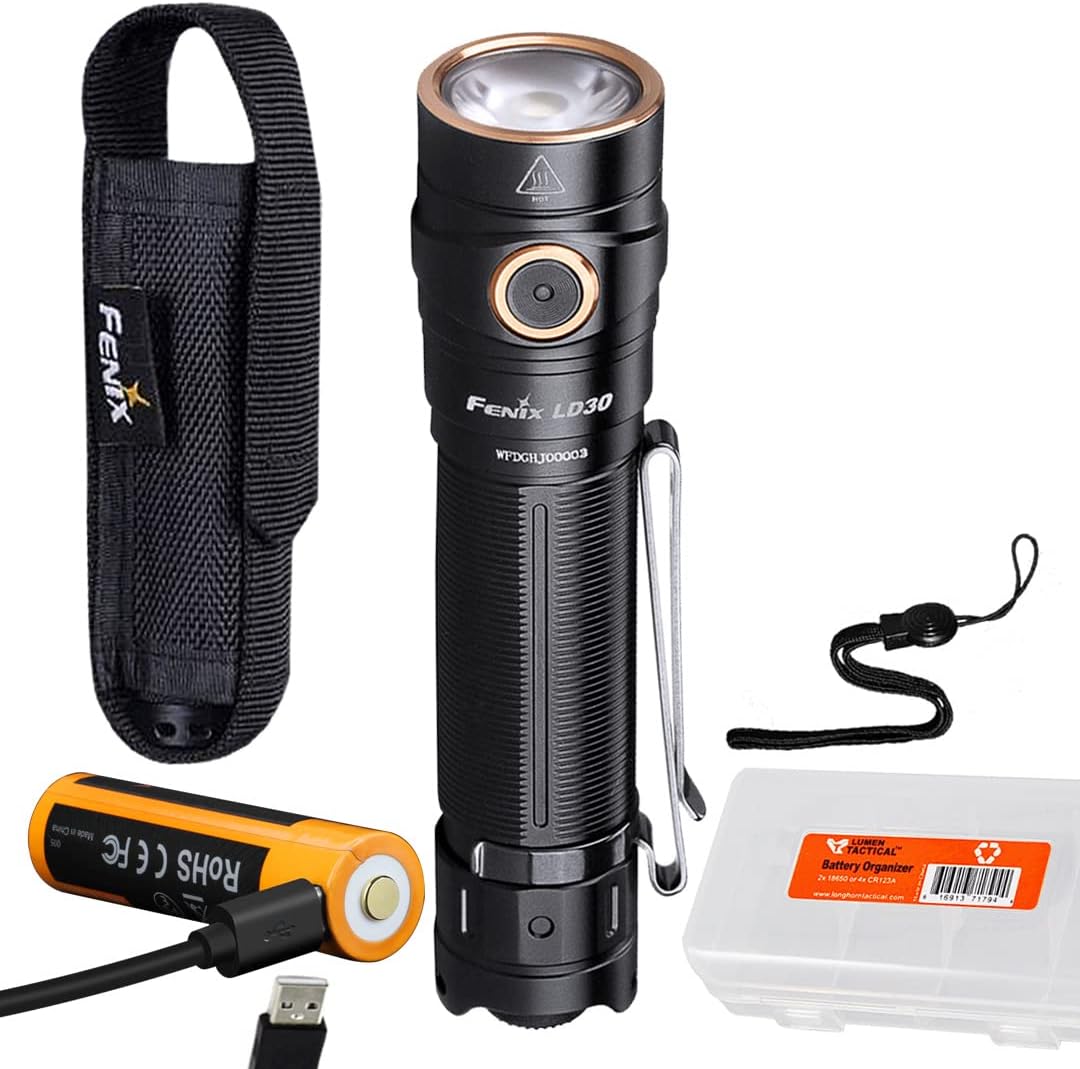 1600 Lumen Rechargeable Dual Fuel LED Flashlight S286