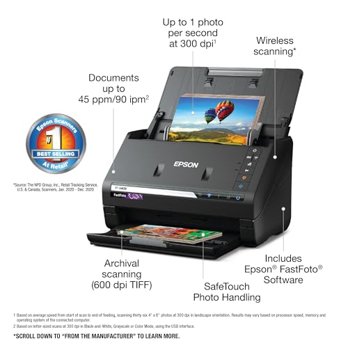 Black Photo and Document Scanning System C89963