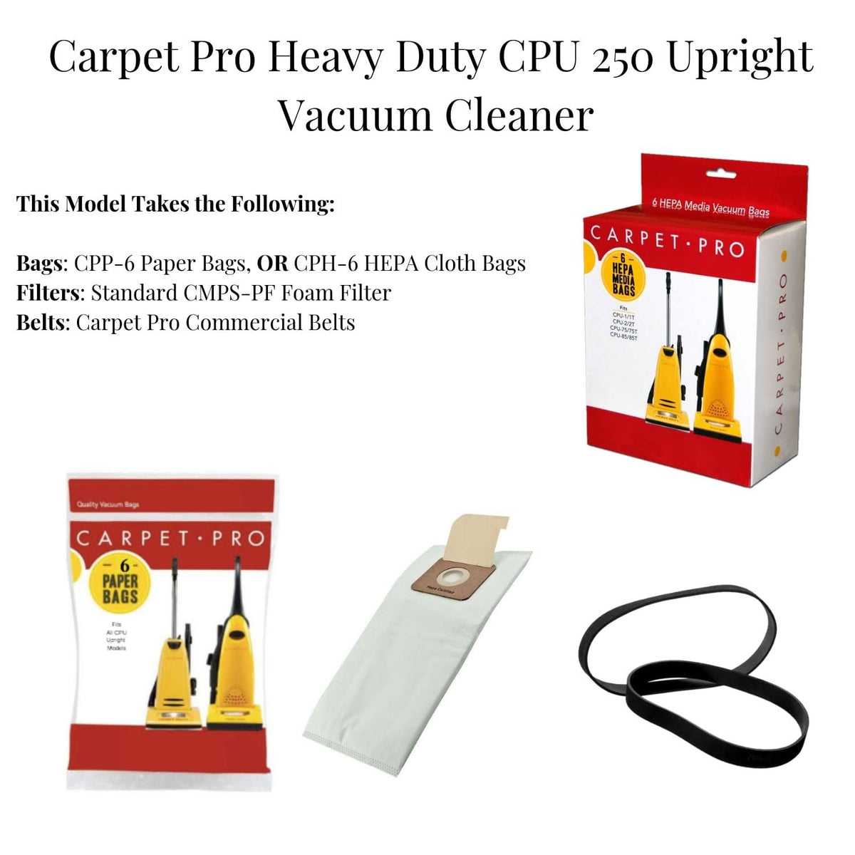 Household Upright Vacuum with Tools P9422
