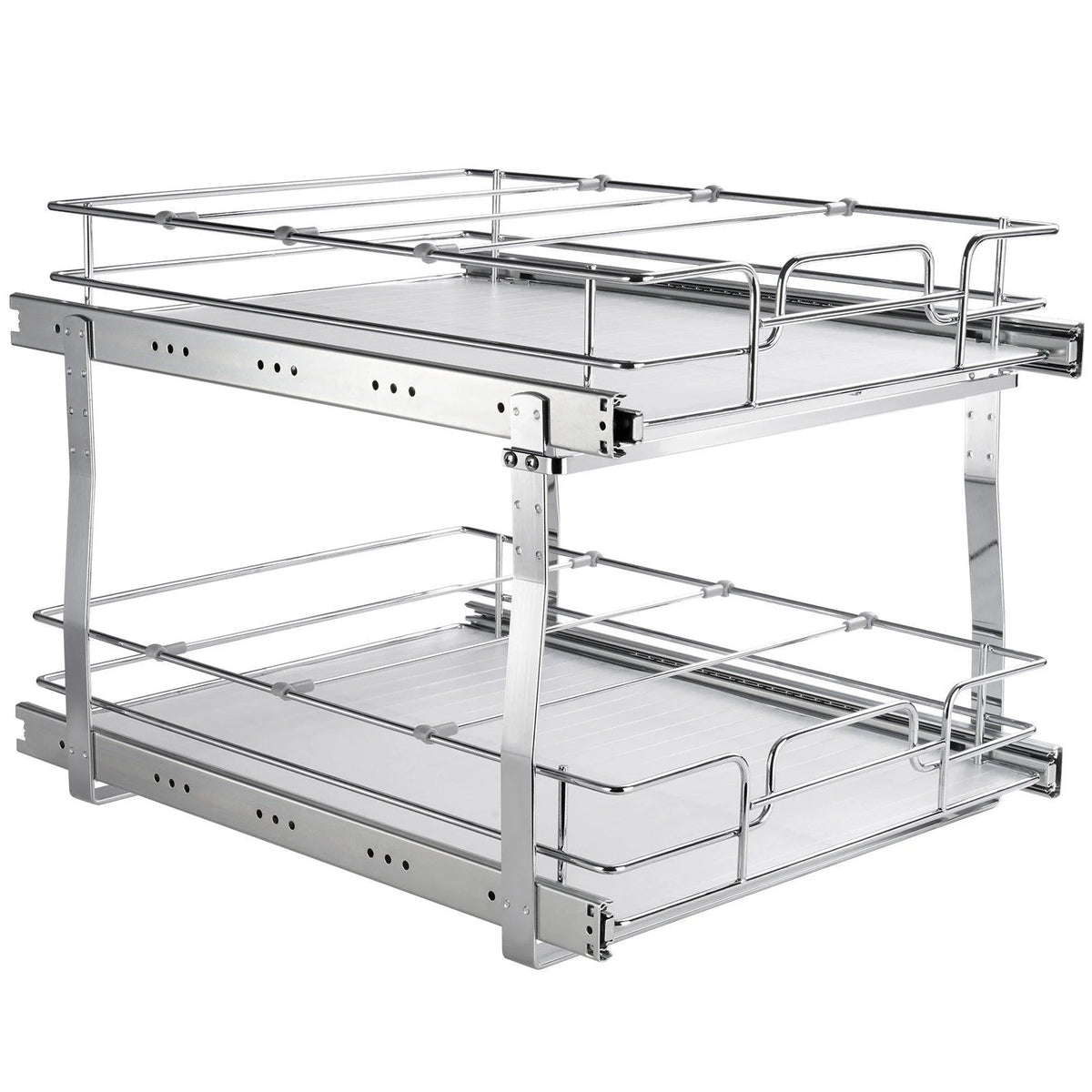 Chrome Steel Pull Out Cabinet Organizer Z97971