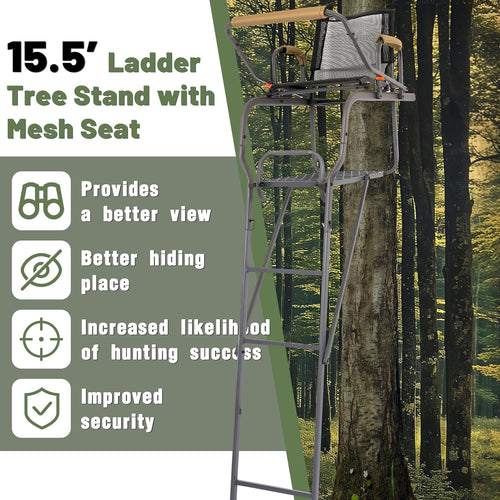 15.5' Steel Ladder Tree Stand B306353
