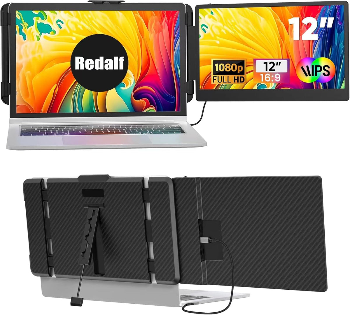 12" 1080P FHD IPS Foldable Portable Monitor S87872