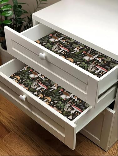 Self Adhesive Contact Paper (Mushroom Floral, 118 inch x 17.4 inch) S471825