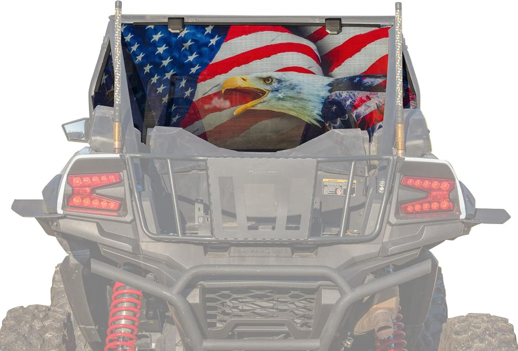 Rear Windshield 1/4 Thick Polycarbonate Lightly Tinted G744