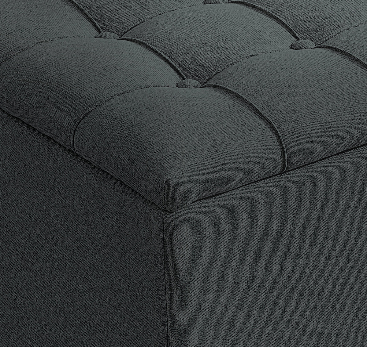 Flip Top Storage Bench with Padded Seat D818737