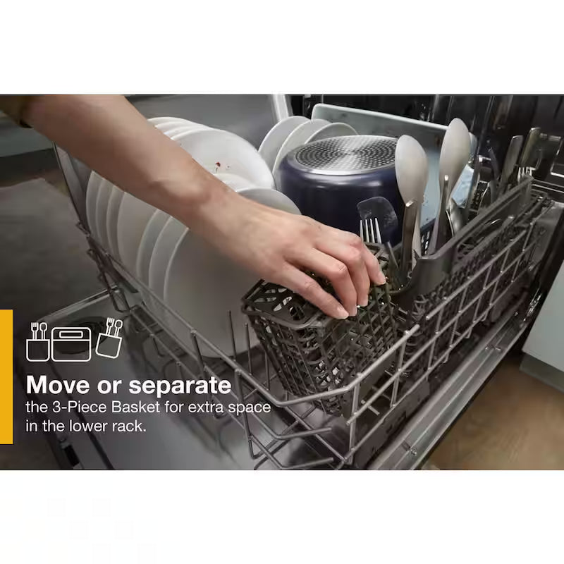24 in. Built-in Tall Tub Dishwasher with Third Level Rack L4658