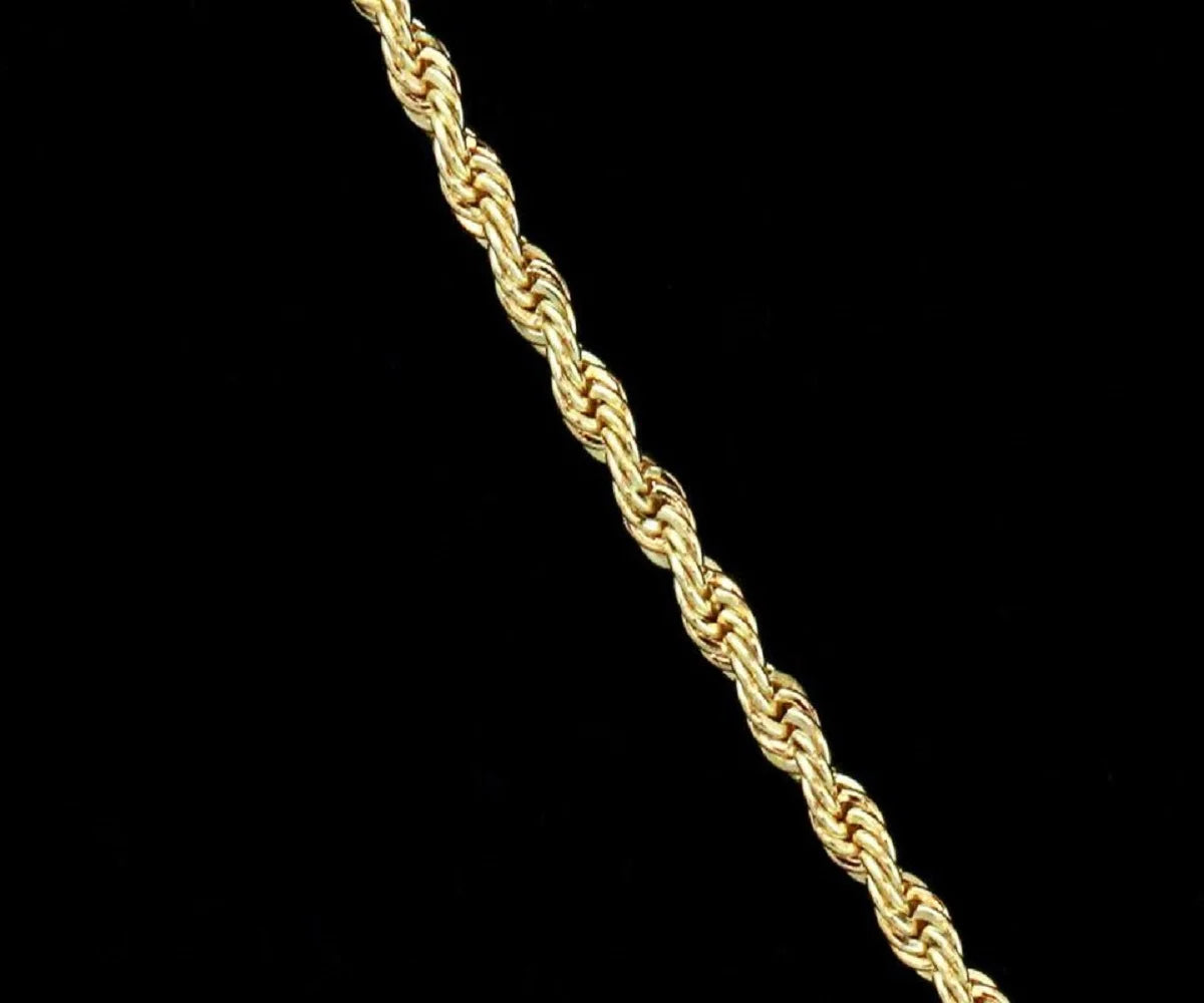 14K Bonded Gold Chain with Cross Pendant Necklace with Gift Box/Bag M93790
