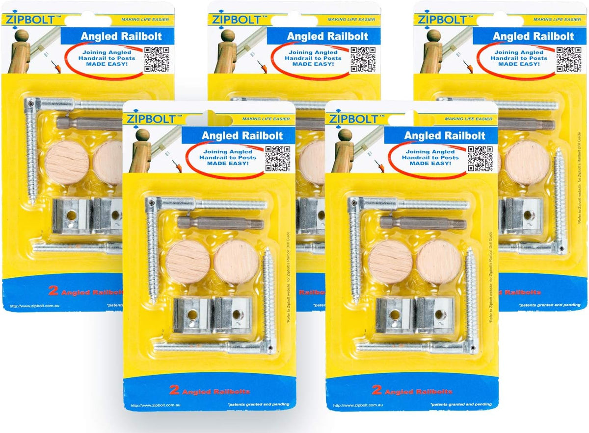 Angled Railbolt Connector 5 Pack W7267