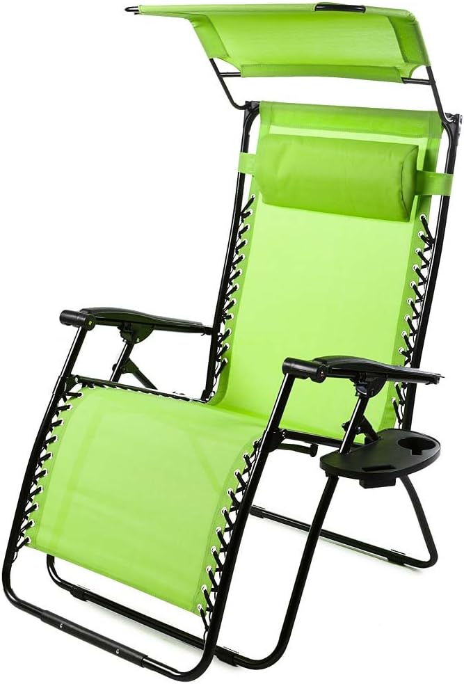 Outdoor Zero Gravity Chair with Canopy Q52877