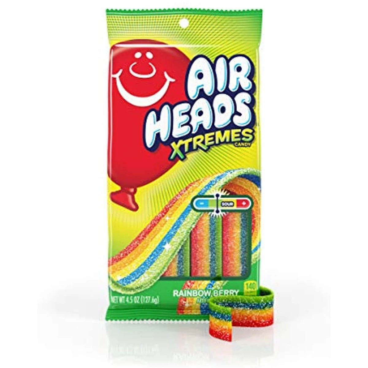 Sour Candy Rainbow Berry Bulk Party Bag 4.5 Oz Bulk Pack Of 12 N466