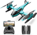 RC Helicopter Drone with 1080P HD Camera Blue F12126