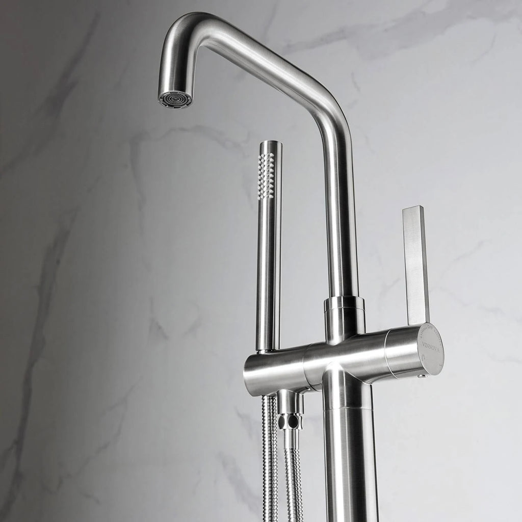 Chrome Tub Faucet with Hand Shower E242369