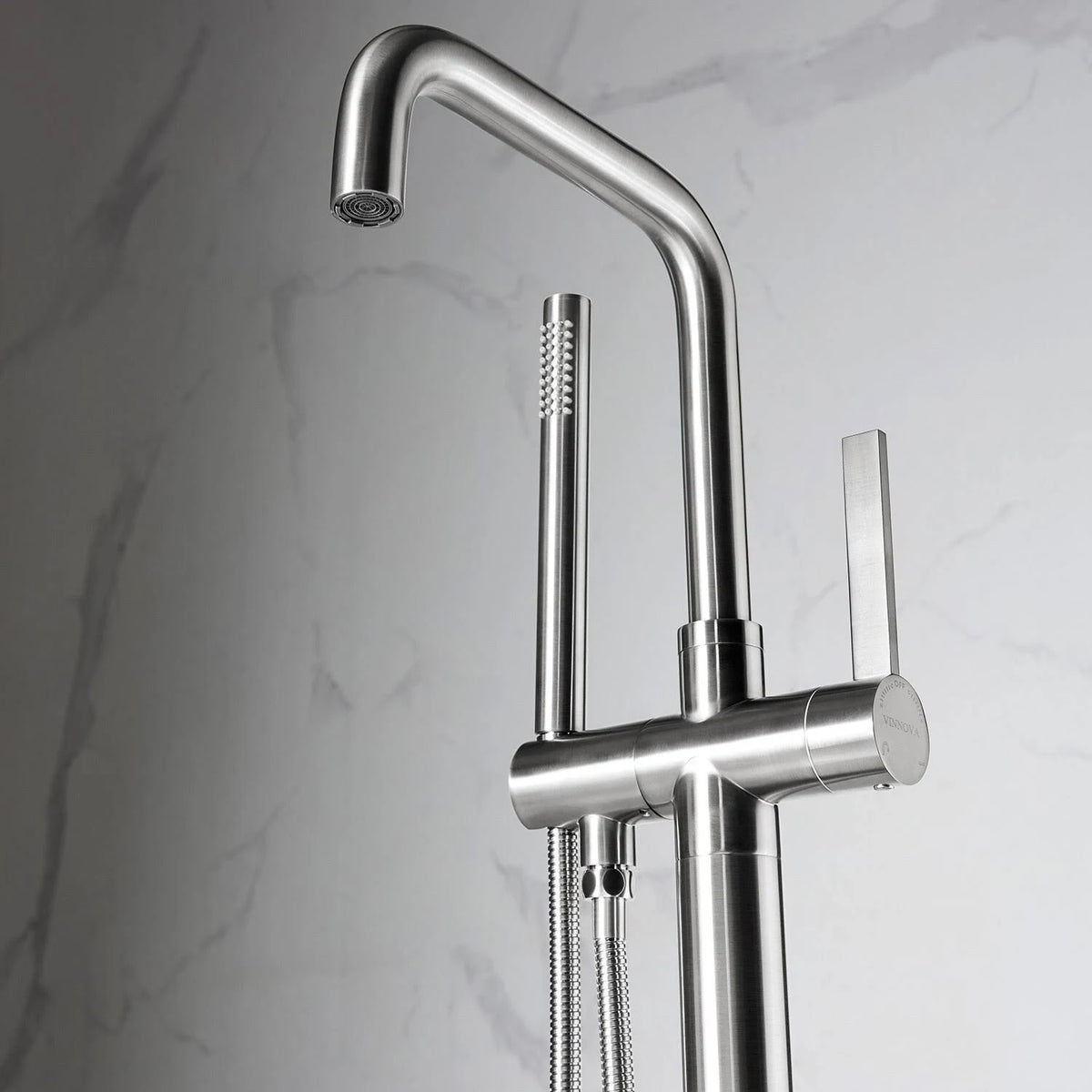 Chrome Tub Faucet with Hand Shower E242369