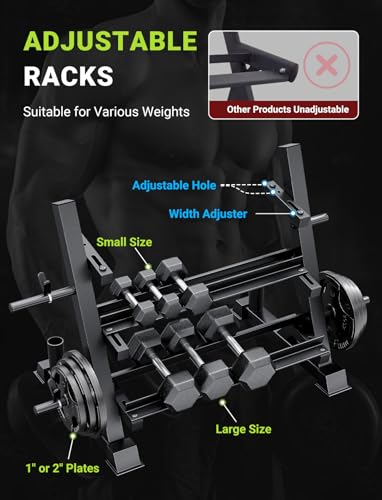 3 Tier Compact Dumbbell Rack 1100LBS Capacity N11256
