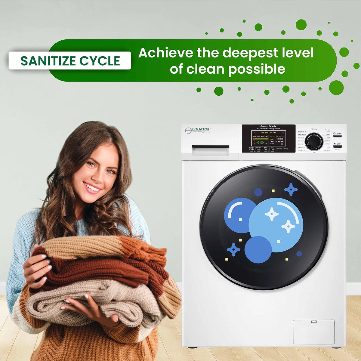 White Ventless Combo Washer-Dryer T42104