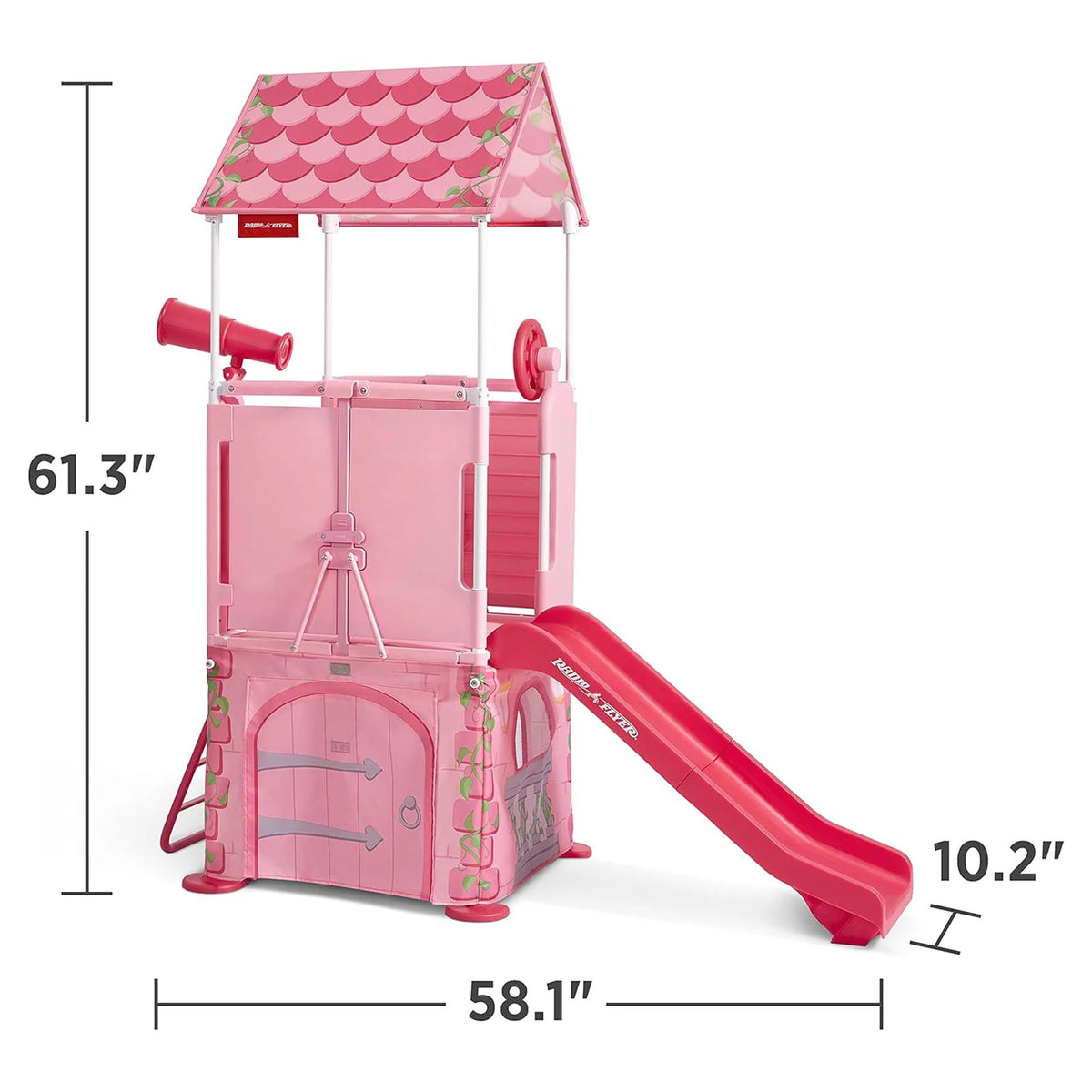 Pink Toddler Slide Playhouse Y6895