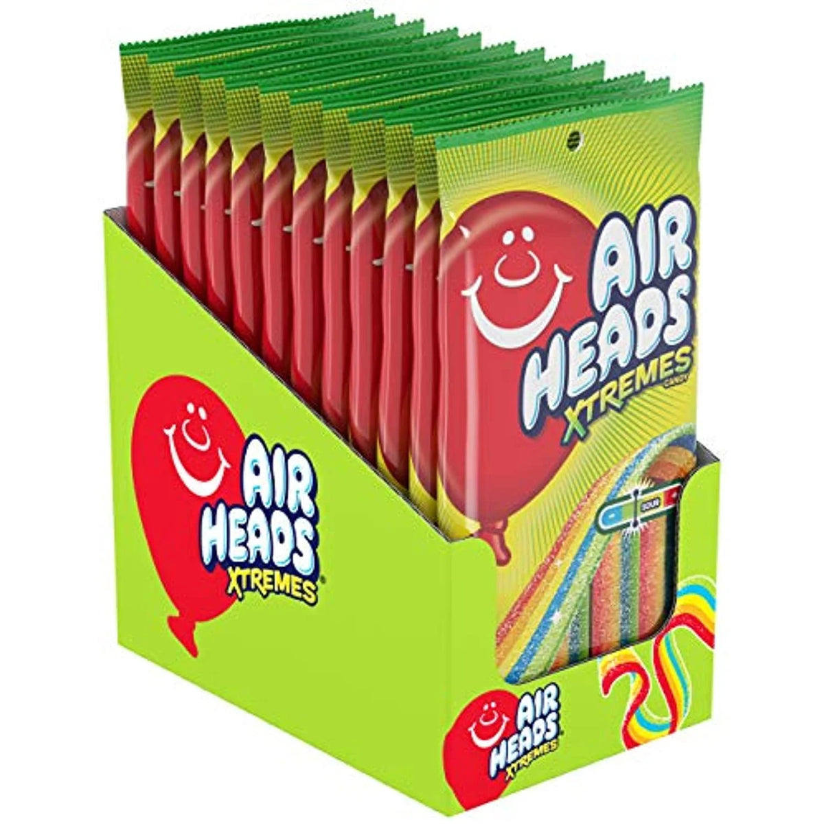 Sour Candy Rainbow Berry Bulk Party Bag 4.5 Oz Bulk Pack Of 12 N466