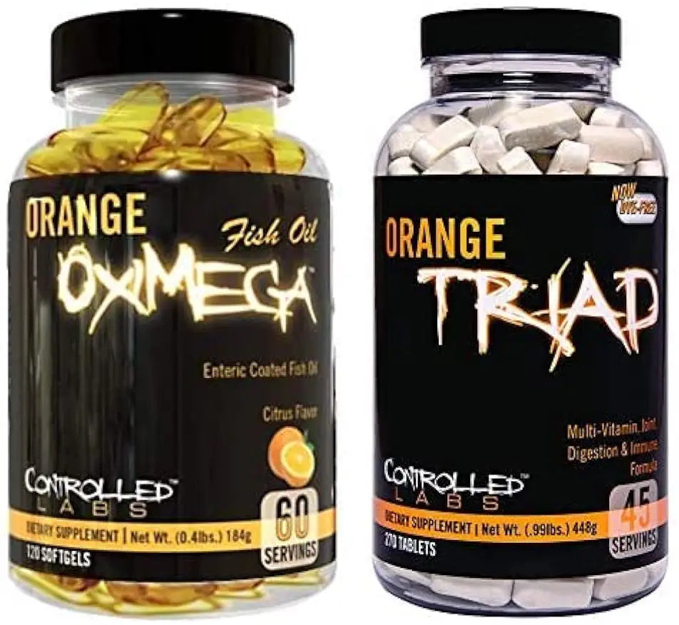 Orange Triad 45 Servings and Orange Oximega Fish Oil 120 Count C158609