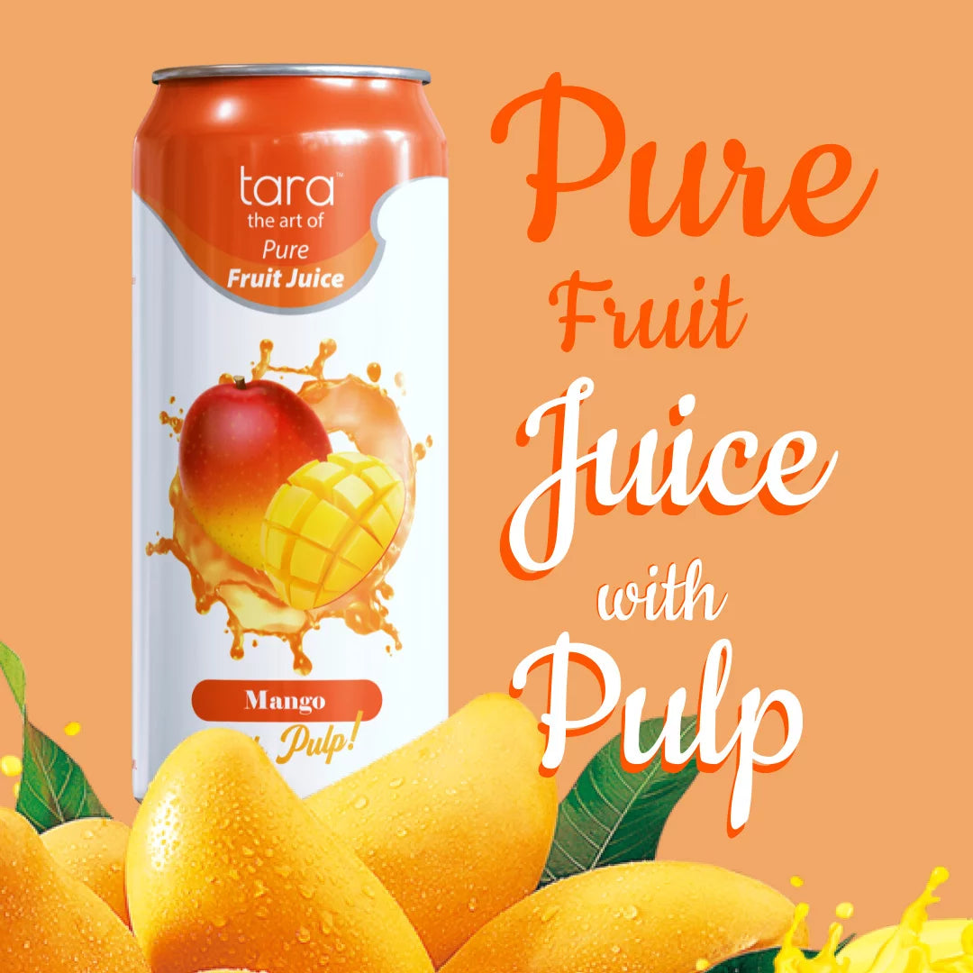 Pure Fruit Juice With Pulp Mango 16.9 fl.oz 12 Pack P4057