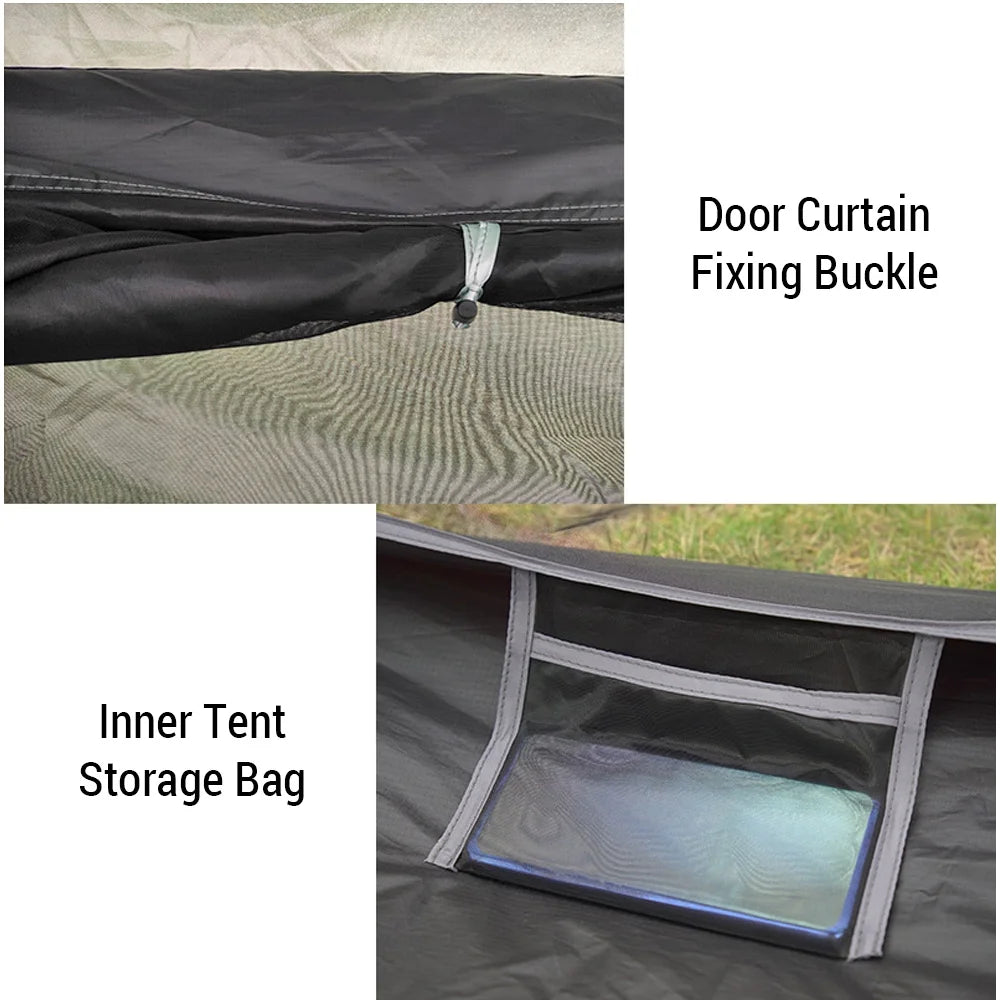 Windproof Waterproof Backpacking Tent for 1/2 Person Double Layer S28048