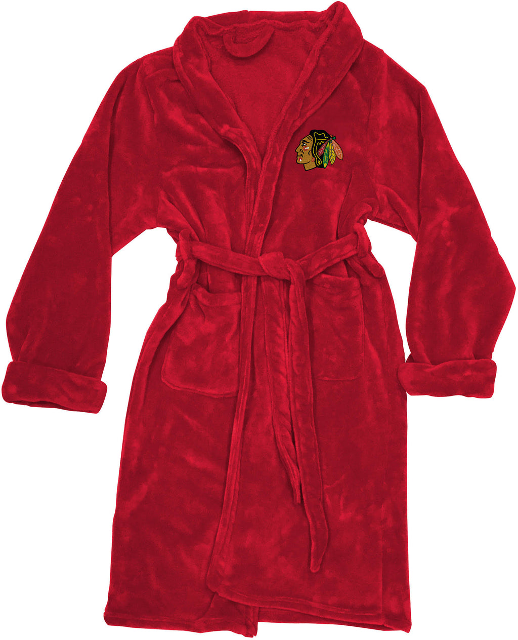 Red Silk Touch Bath Robe F322018