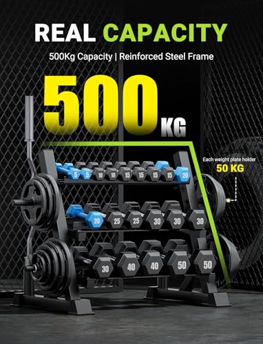 3 Tier Compact Dumbbell Rack 1100LBS Capacity N11256