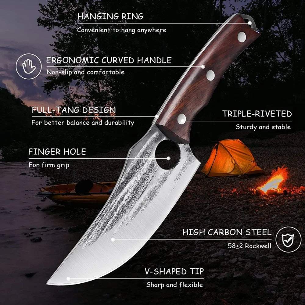 6 inch Forged Stainless Steel Meat Cleaver Knife L3980
