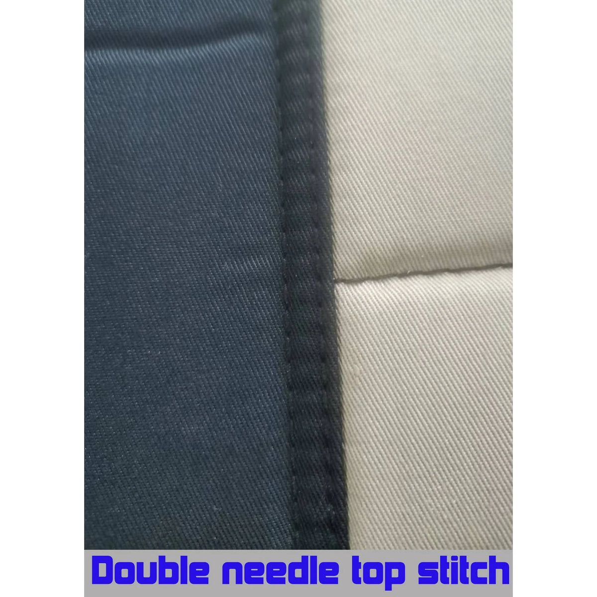 Black and Charcoal Velour Truck Seat Covers T23645