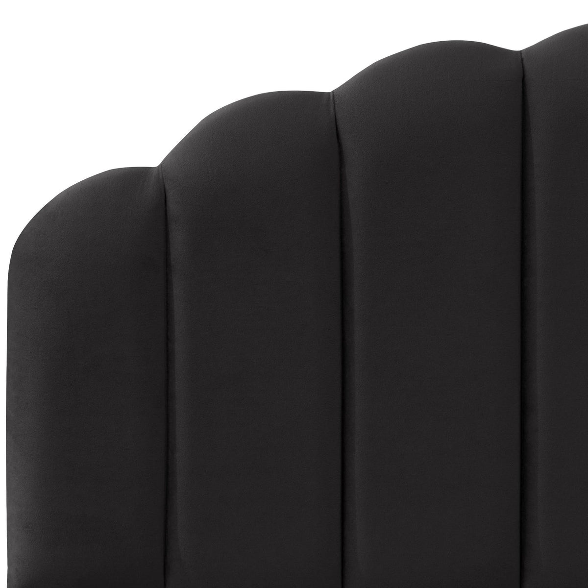 Black Velvet Headboard Z20351