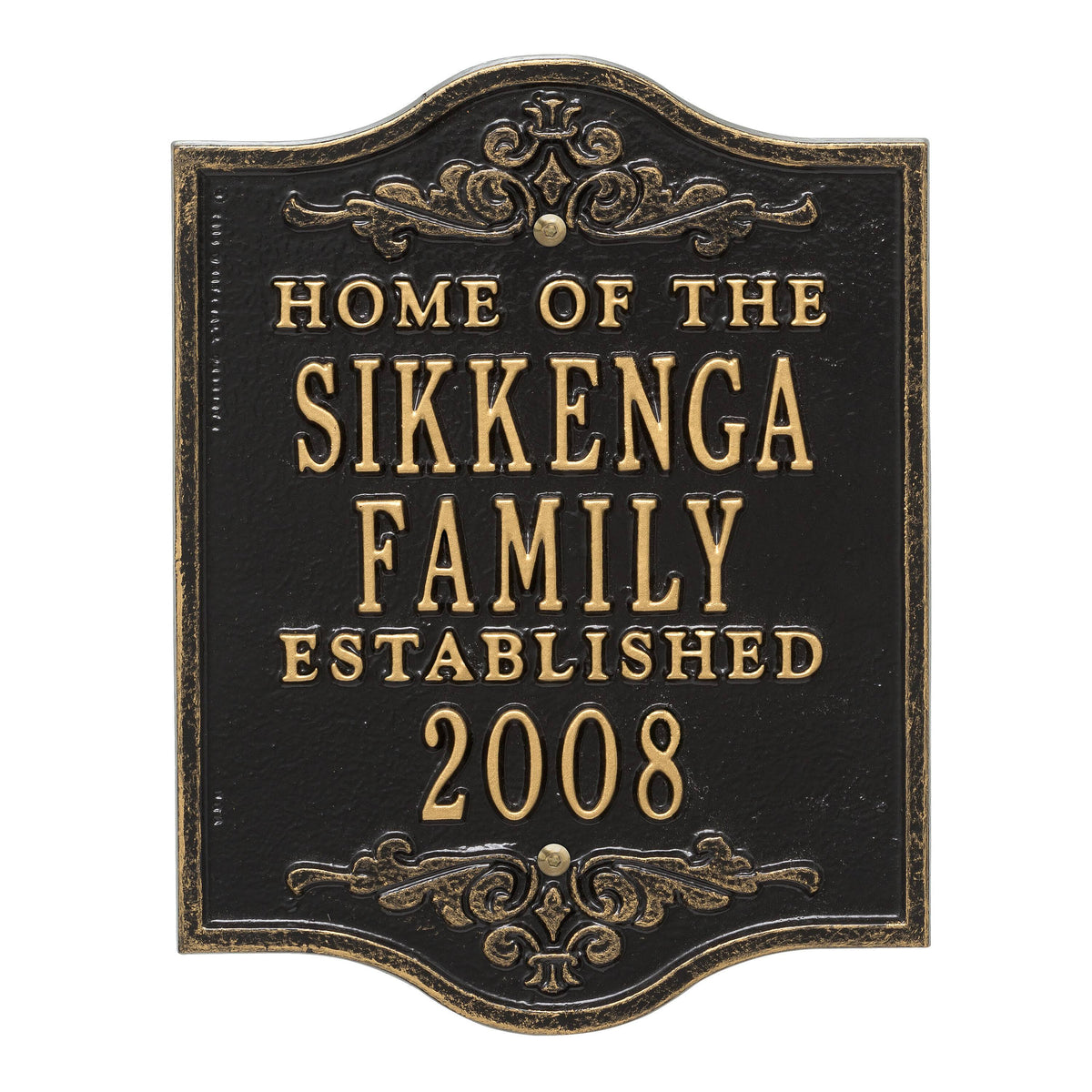 Personalized Wedding Plaque U6077