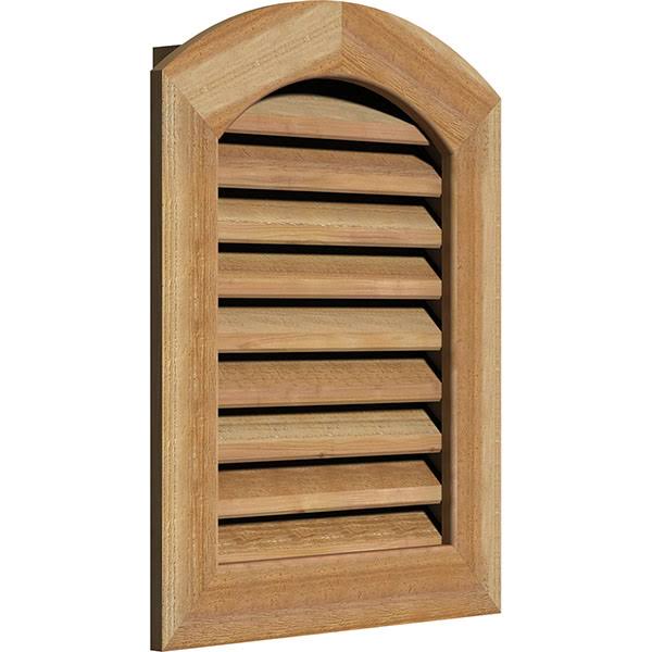 Arch Top Gable Vent, Unfinished, Functional, Rough I528