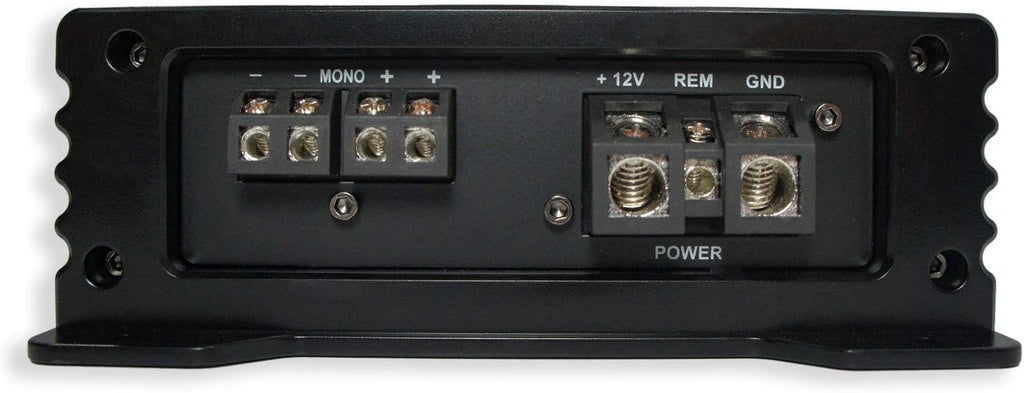 Dual 12" Loaded Sub Box Enclosure with Amplifier and 4 Gauge Amp Install Kit R212621