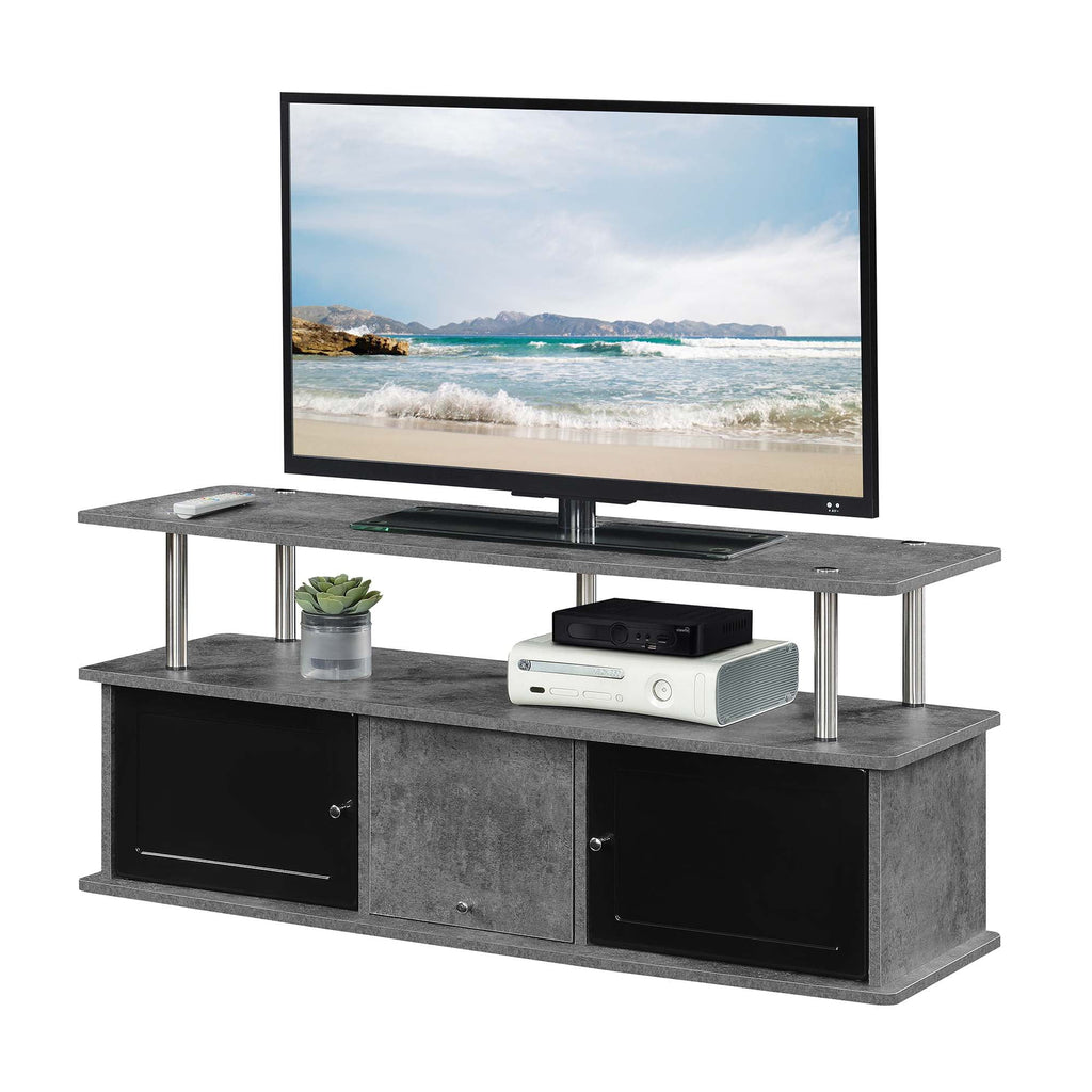 TV Stand with 3 Storage Cabinets and Shelf D685241